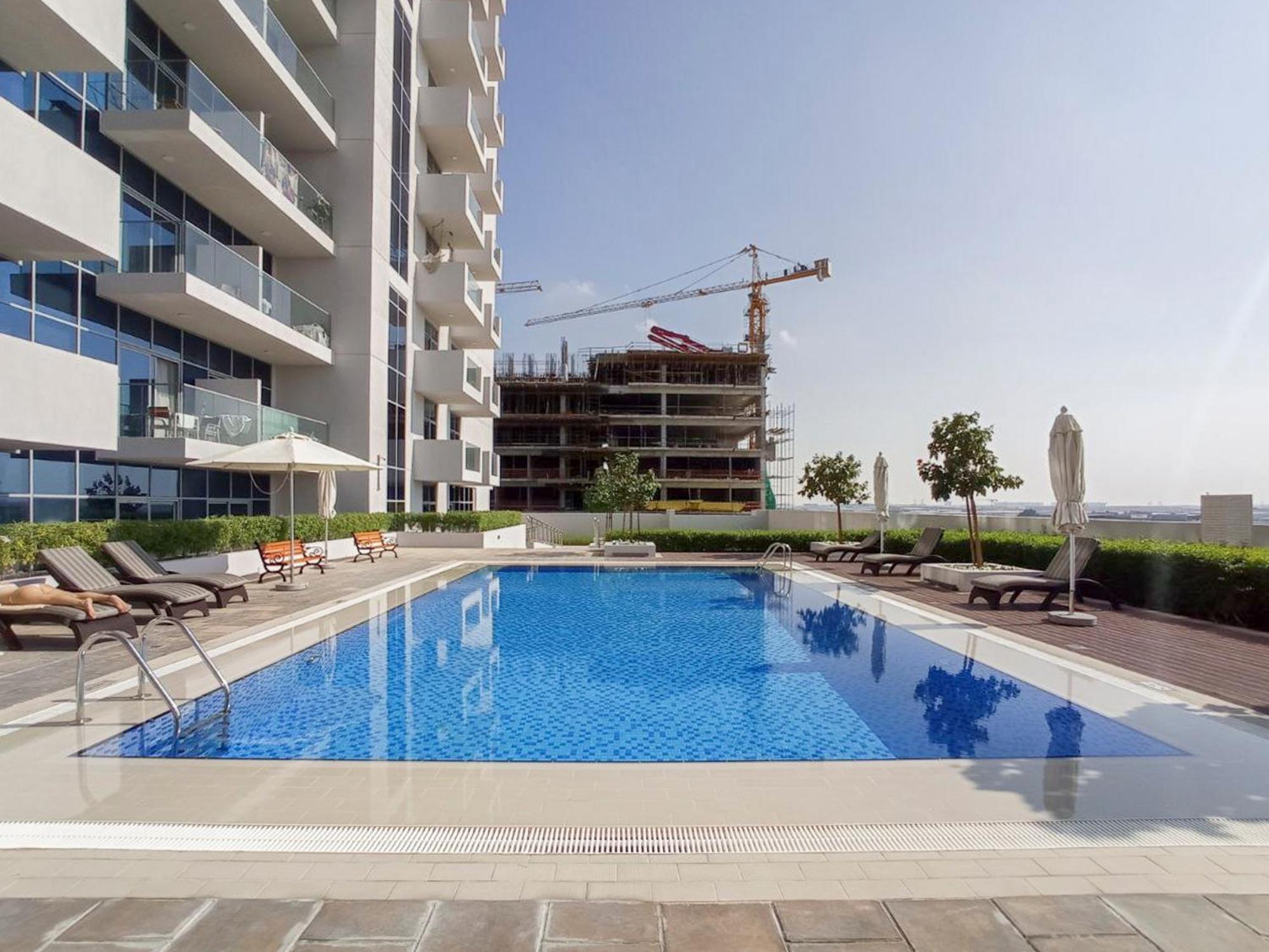 Stylish Flat In Azizi Aura For 2 People Apartment Dubai Exterior photo